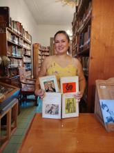 Donacion de libros a biblioteca